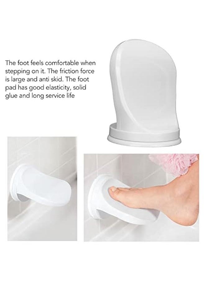 Generic - Shower Foot Rest for Shaving Legs,Pedicure Foot Rest,No Drilling is Needed Non-Slip Bathroom Pedal with Powerful Suction Cup Shower Shaving Leg Aid. Suitable for Women Back Pain Sufferers, Shower - Image 1