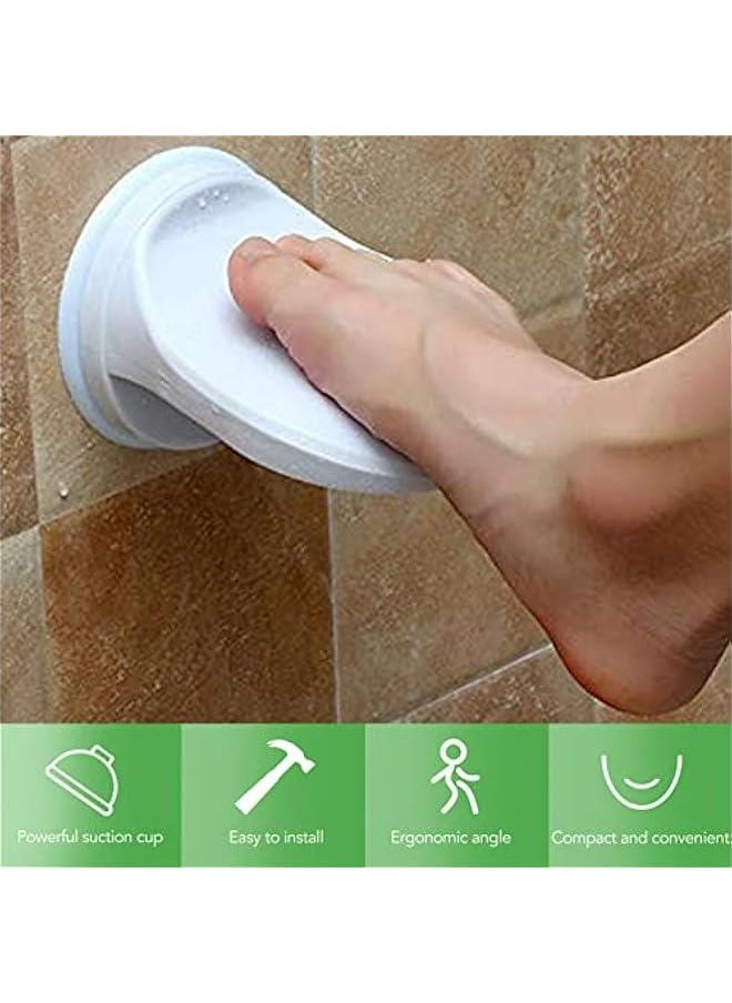 Generic - Shower Foot Rest for Shaving Legs,Pedicure Foot Rest,No Drilling is Needed Non-Slip Bathroom Pedal with Powerful Suction Cup Shower Shaving Leg Aid. Suitable for Women Back Pain Sufferers, Shower - Image 1