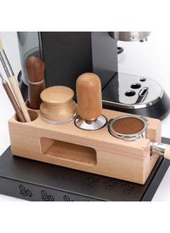 MIBRU Coffee Tamper Holder 51/54mm Wooden Filling Support Base Espresso Tamper Mat Station Filter Stands Barista Coffee Accessories Filter Stand Wooden Filling Base Distributor  - Image 5