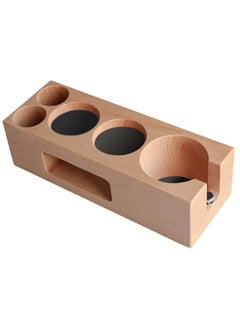 MIBRU Coffee Tamper Holder 51/54mm Wooden Filling Support Base Espresso Tamper Mat Station Filter Stands Barista Coffee Accessories Filter Stand Wooden Filling Base Distributor  - Image 3