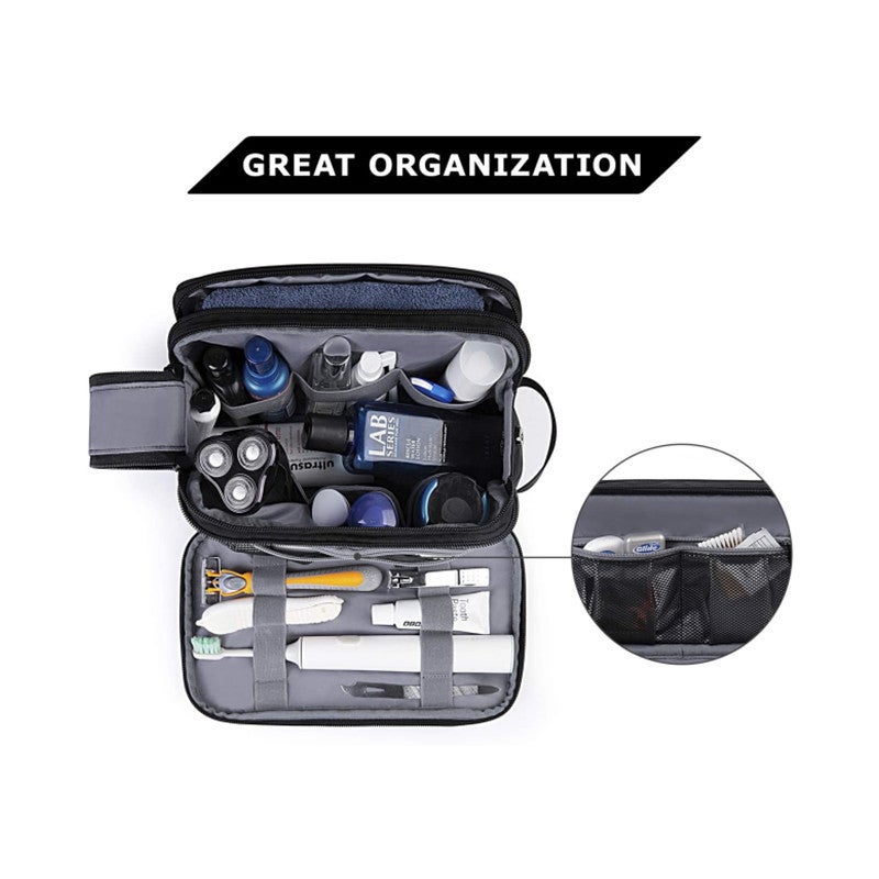 Large-Capacity Business Trip Toiletry Bag, Swimming Waterproof Cosmetic Bag, Men'S Storage Cosmetic Bag, Twill Can Be Printed With Logo - Image 4