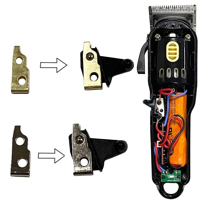 TorSor 4 Pack Power Switch Shrapnel Metal Clip Replacement for Wahl Electric Hair Clippers 5-Star Series Cordless Magic 8504 8509 8148 8591 1919 Cutting Machine Spare Parts - Image 2