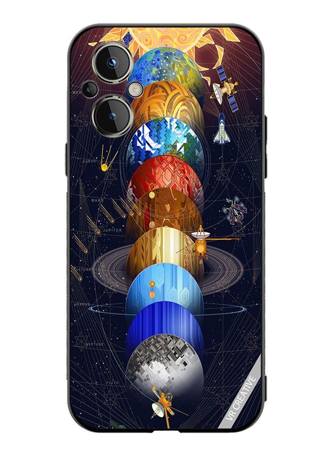 VR CREATIVE Protective Case Cover For OnePlus Nord N20 5G Earth Design Multicolour - Image 1