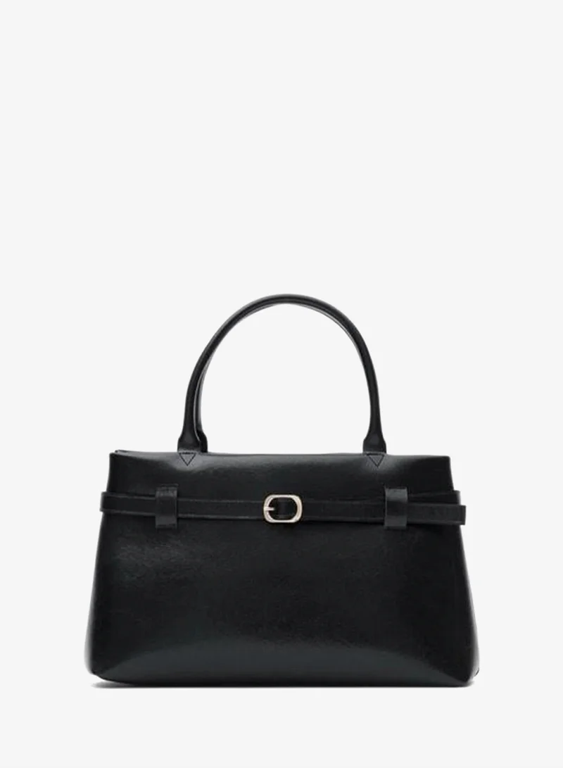 Shule Bags Amor Toka Detailed Shoulder Bag Black.