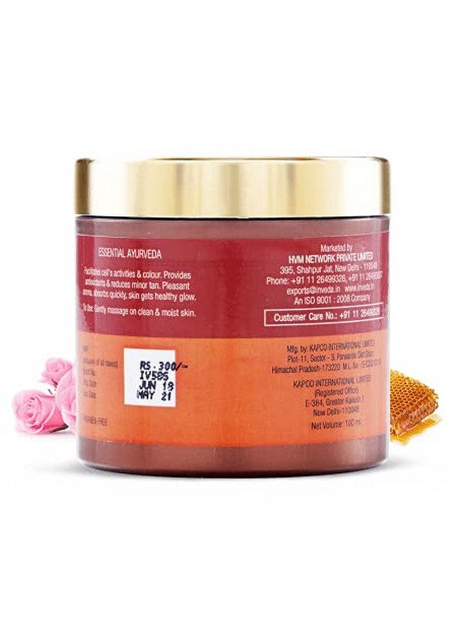 Inveda Fairness Cream Remove Dullness Uneven Tone With Rose And Honey Extracts For Fair Smooth And Hydrated Face 100Ml - Image 2