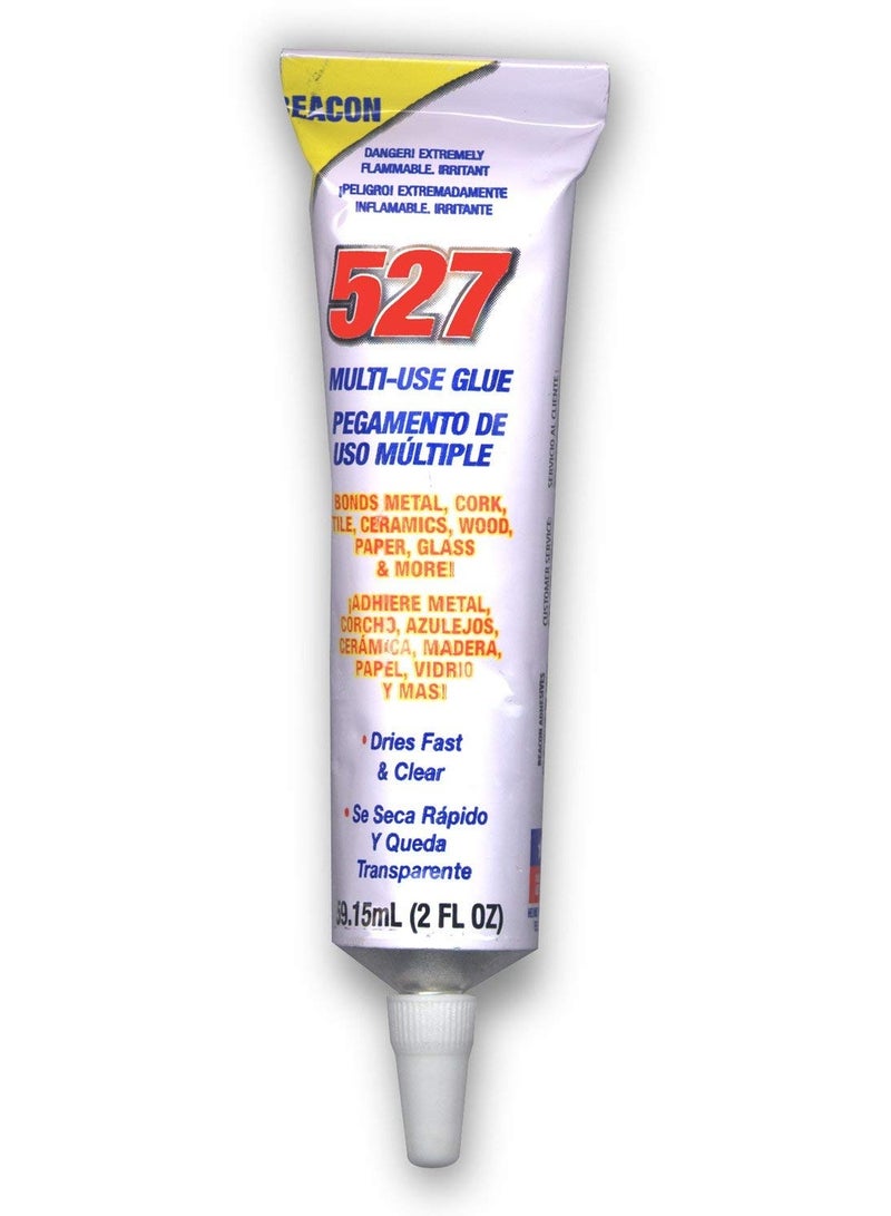 لاصق بيكون 527 متعدد الاستخدامات، يلتصق تقريبًا بأي مادة بما في ذلك البلاستيك والزجاج، عبوة من 2