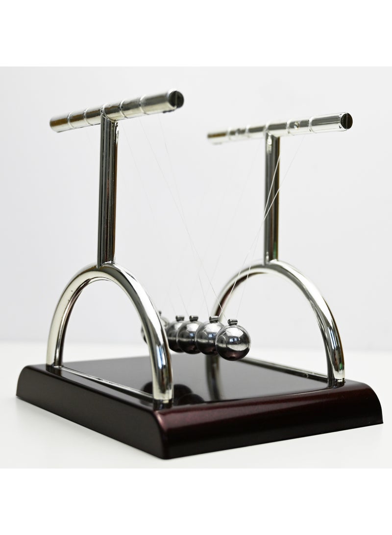 Newton'S Cradle Balance Ball, Science In Motion Newton Balanced Balls With Balance Swinging Magnetic Balls Funny Pendulum Steel Ball Office Desk Decoration