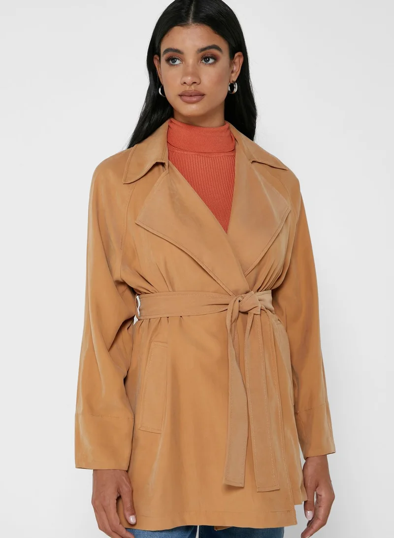 MANGO Belted Trenchcoat