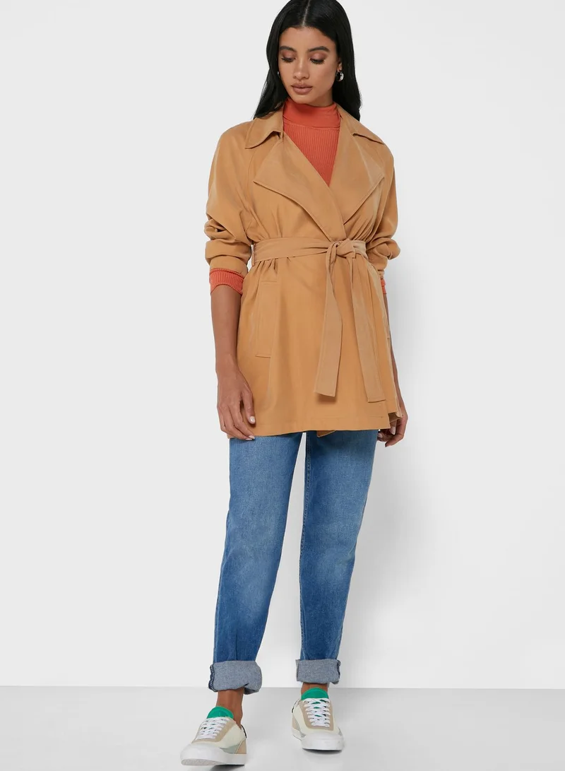 MANGO Belted Trenchcoat