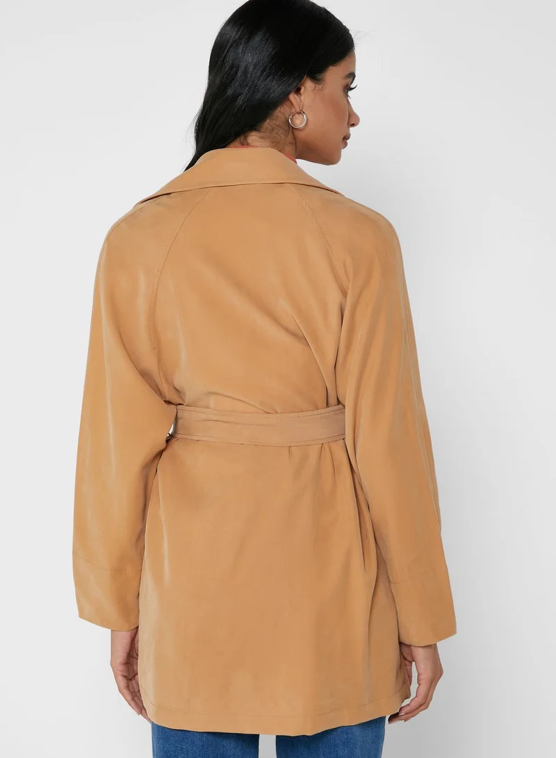MANGO Belted Trenchcoat