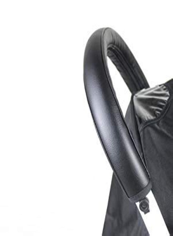ROMIRUS Handle Sleeve Cover for Babyzen YOYO2 / YOYO+ Strollers, Artificial Leather Black - Image 1