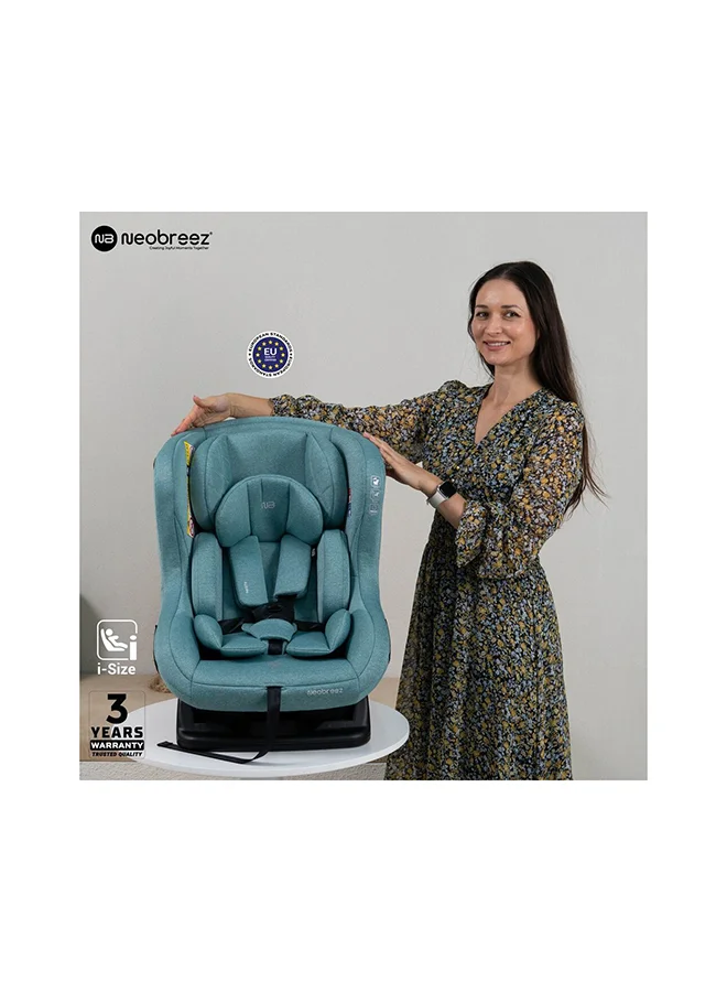 neobreez NESTII Infant/Baby/Kids/Toddler Travel 2 In 1 Convertible Car Seat, ECER44, Reducer & Wedge, Forward Facing&Rear Facing,  Slip Stopper, Injection Mold, 4 Level Recline, 0-4Yrs, 18Kg, Group 0+/1, 5 Point Harness