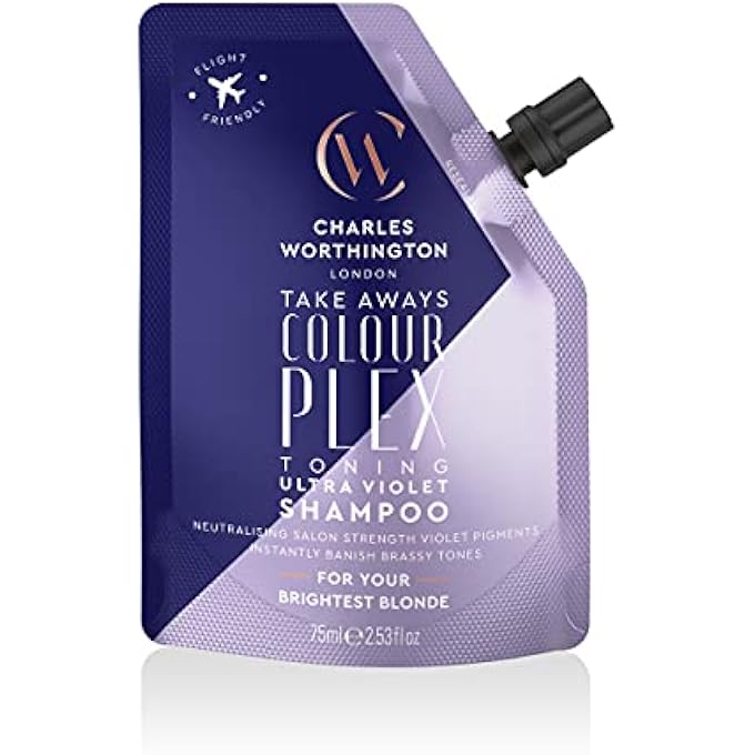 CHARLES WORTHINGTON COLOURPLEX TONING ULTRA VIOLET SHAMPOO TAKEAWAY - Image 1