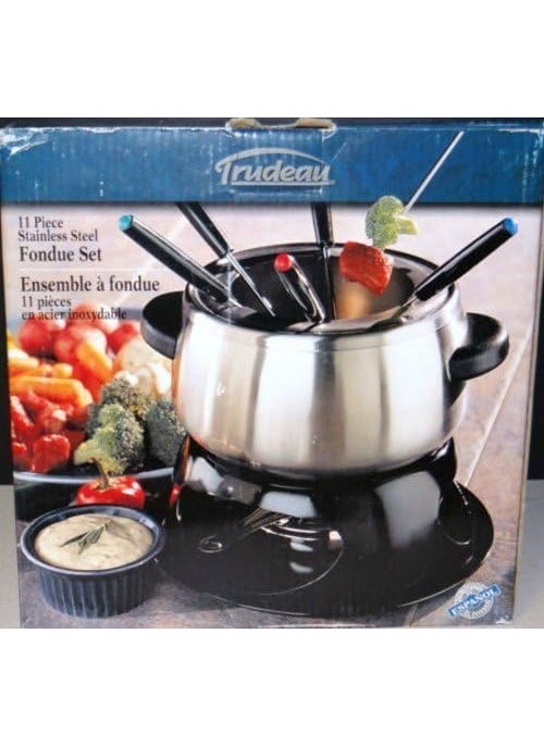 Trudeau Trudeau Stainless Fondue Set 11 Piece  - Image 2