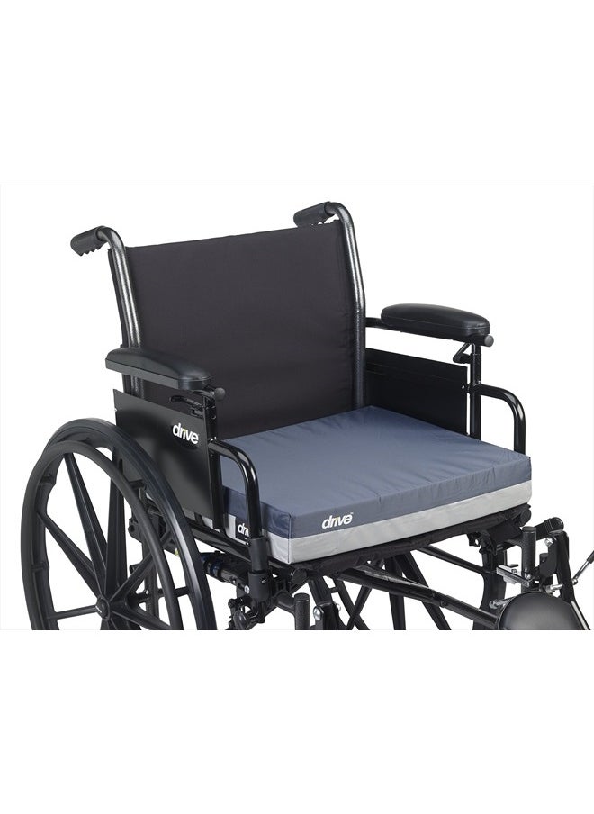 Drive Medical 14891 Skin Protection Gel "E" Wheelchair Seat Cushion, 16 x 16 x 3 Inch, 16x16x3 Inch (Pack of 1)  - Image 5