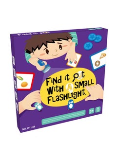 Small Flashlight Look For FIND IT OUT Parent-child Early Education Educational Toys Interactive Cognitive Matching Figure-finding Toys-Color:Look For A Small Flashlight