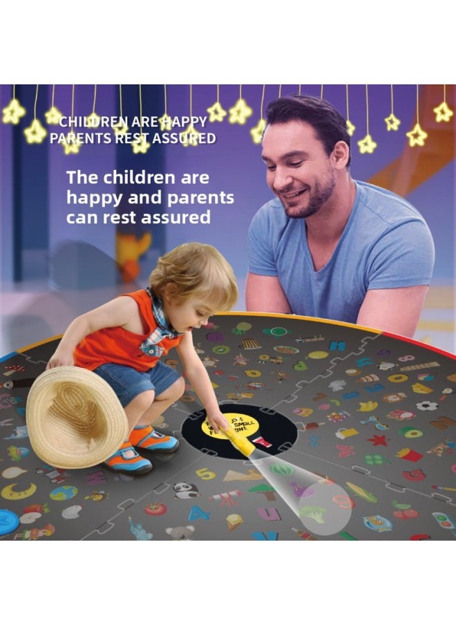 Generic - Small Flashlight Look For FIND IT OUT Parent-child Early Education Educational Toys Interactive Cognitive Matching Figure-finding Toys-Color:Look For A Small Flashlight - Image 1