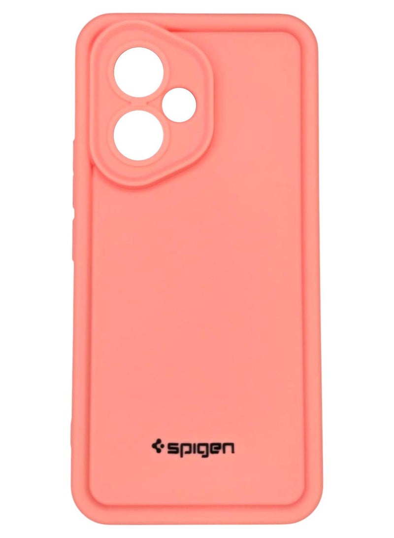 Honor 400 Spigen Silicone Case Cover With Camera Protection - Pink