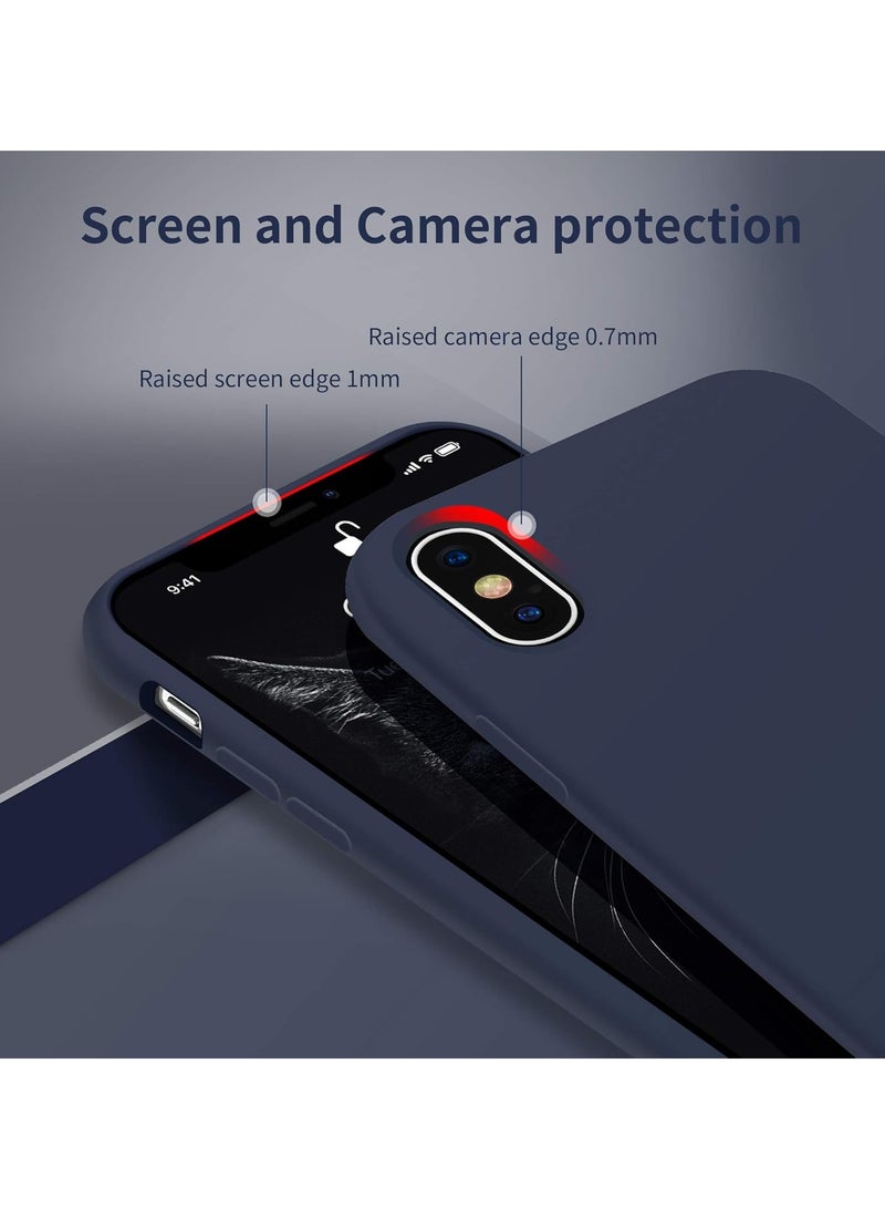 DUSALA iPhone XS Max Case, Liquid Silicone Phone Case for iPhone XS Max 6.8 Inch, Colorful Silky-Soft Protective Cover (Blue) - Image 5