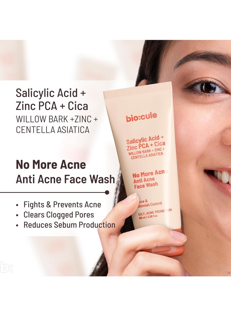 Biocule Biocule No More Acne Face Wash 100ml  - Image 2