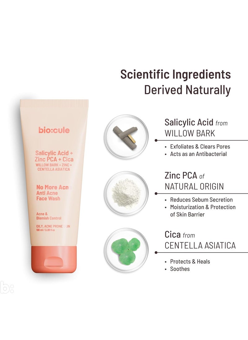 Biocule Biocule No More Acne Face Wash 100ml  - Image 3