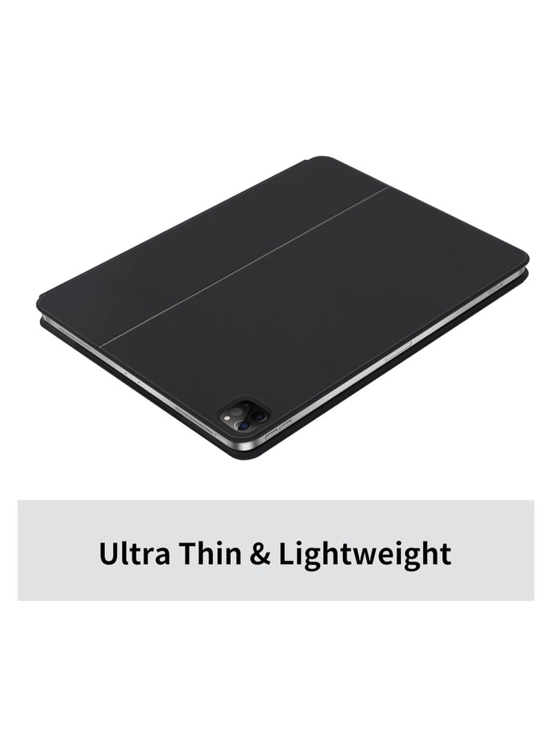 AWH - AWH Magnetic Floating Keyboard Case for iPad Pro 12.9 (6th/5th/4th/3rd Generation) - Smart Backlit Keyboard with Trackpad (Support Quick Screenshot) US English and Arabic - Black - Image 1