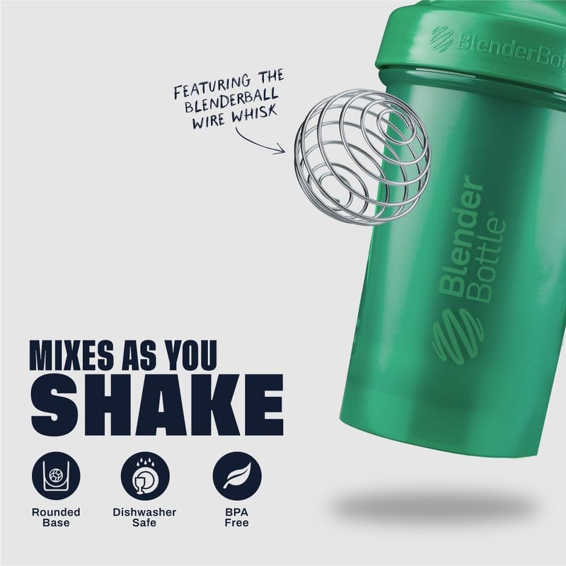 BlenderBottle Classic V2 Emerald 28oz Shaker Bottle - Image 3