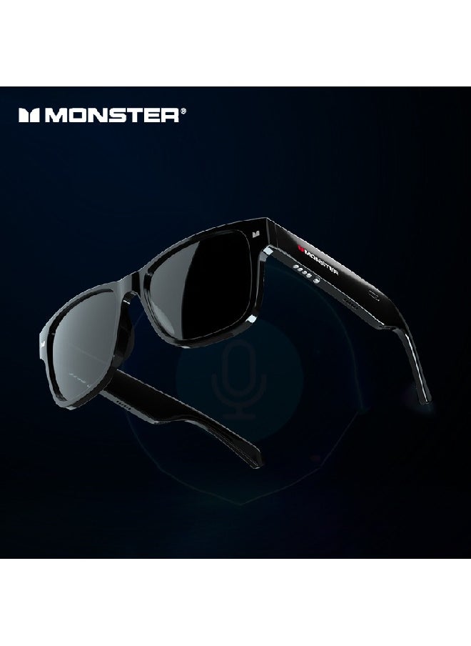 Monster - Monster S01 Glasses Smart Glasses Headset Wireless Sunglasses Outdoor Sport Earphone Calling Music Eyeglasses - Image 1