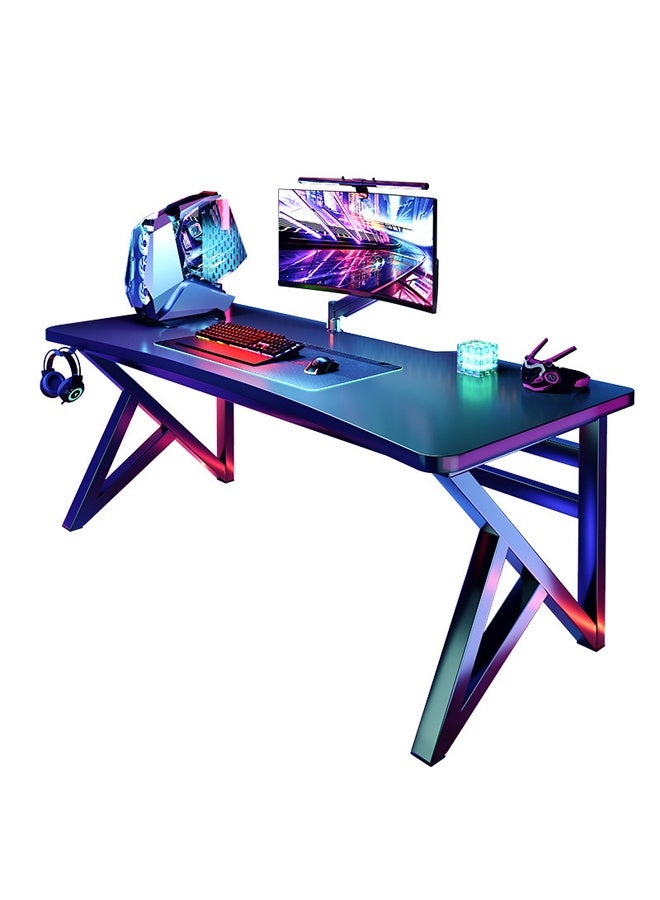keke Multifunctional Computer Table Home Office Workstation 140CM Black Color - Image 1