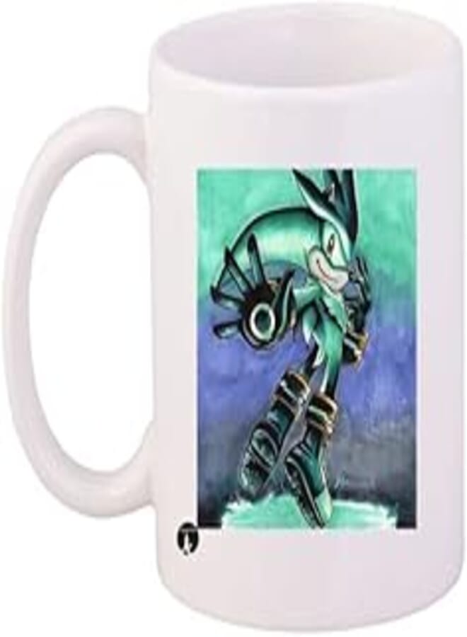 RYN Game/Sonic Character/Mug White Green Blue Standard Size