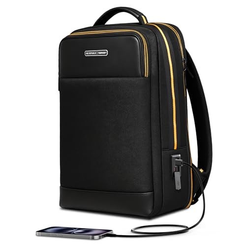 Nu Republic Triphop Backpack for Men Women 25L Office Casual 15.6-inch Laptop Bag Water-resistant Multi-pockets Sleek Smart College Backpack with USB Port YKK Zipper - Image 1