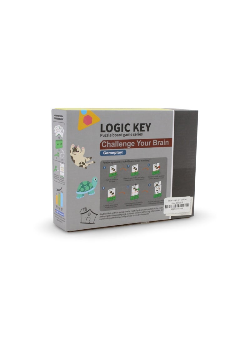 لعبة الألغاز المنطقية "Logic Key" (النموذج A2) – 40 قطعة - Image 2