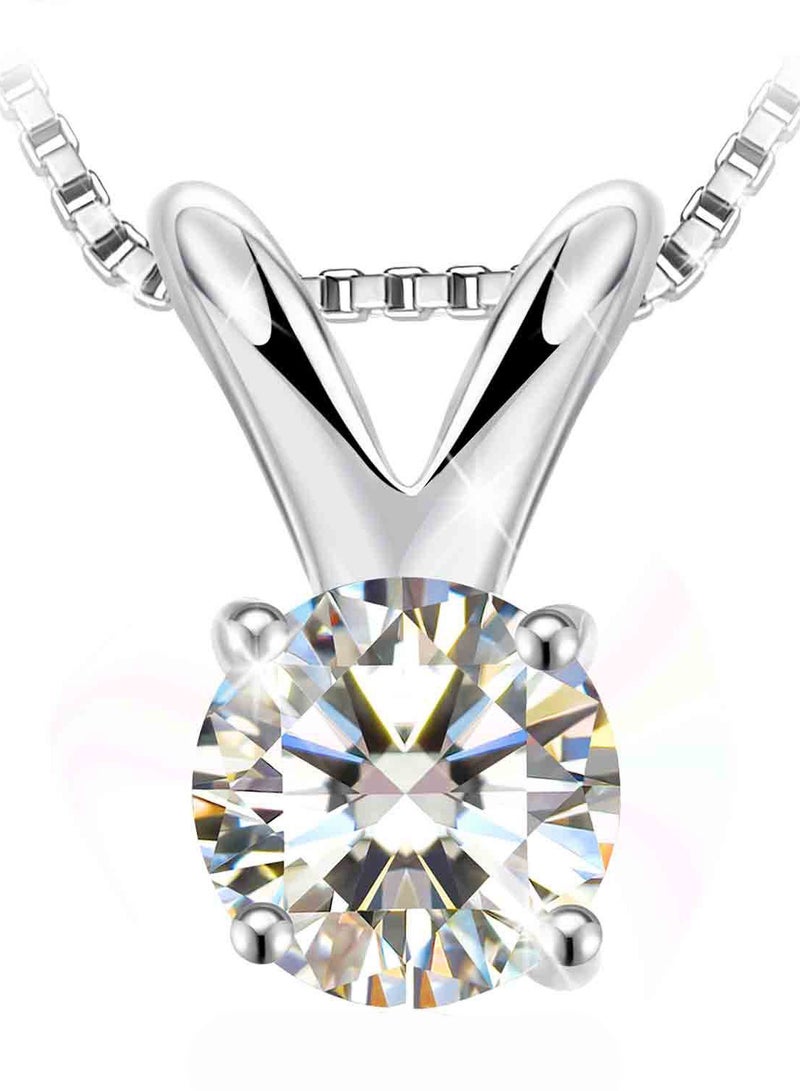 J.Rosée Swarovski Elements Crystal 18K Gold Plated 925 Sterling Silver Diamond Pendant Necklace for Women Gift Packing J.Rosée Fashion Jewelry JR478 - Image 1