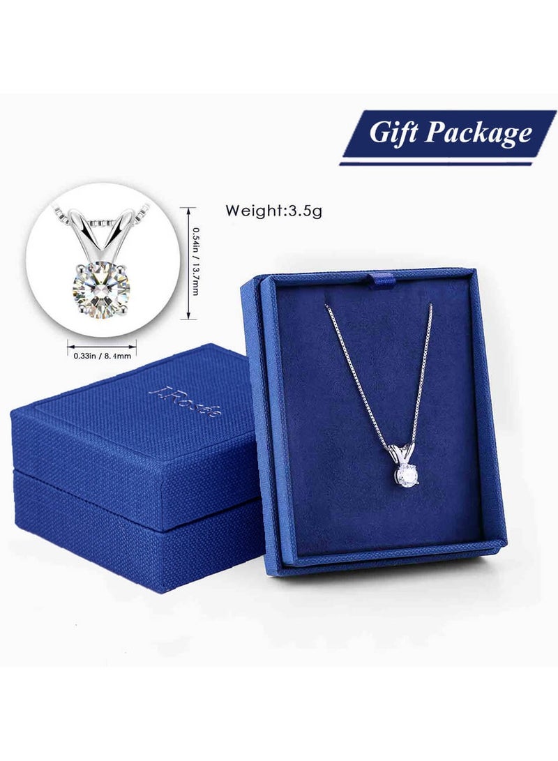 J.Rosée Swarovski Elements Crystal 18K Gold Plated 925 Sterling Silver Diamond Pendant Necklace for Women Gift Packing J.Rosée Fashion Jewelry JR478 - Image 2