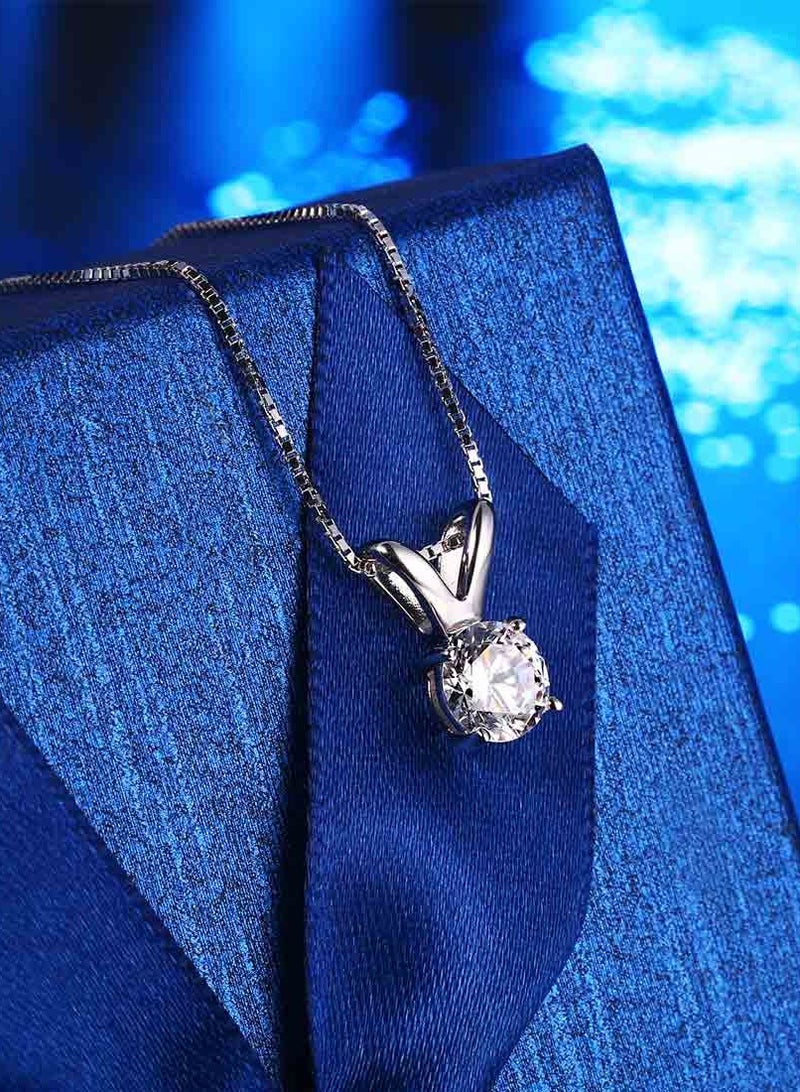 J.Rosée Swarovski Elements Crystal 18K Gold Plated 925 Sterling Silver Diamond Pendant Necklace for Women Gift Packing J.Rosée Fashion Jewelry JR478 - Image 3