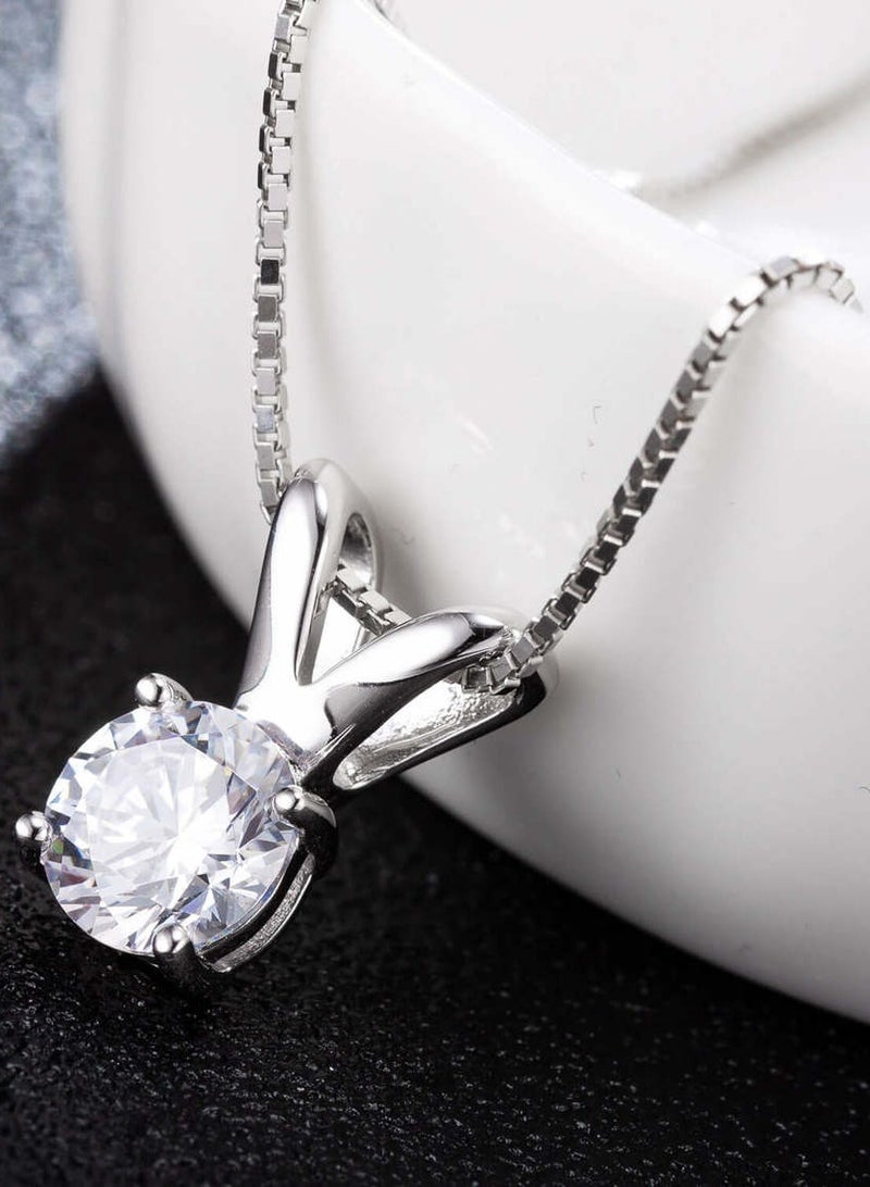 J.Rosée Swarovski Elements Crystal 18K Gold Plated 925 Sterling Silver Diamond Pendant Necklace for Women Gift Packing J.Rosée Fashion Jewelry JR478 - Image 4
