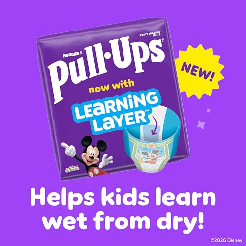 Pull-Ups Boys' Potty Training Pants, Size 6T-7T Training Underwear (55-75 lbs), 13 Count - Image 2