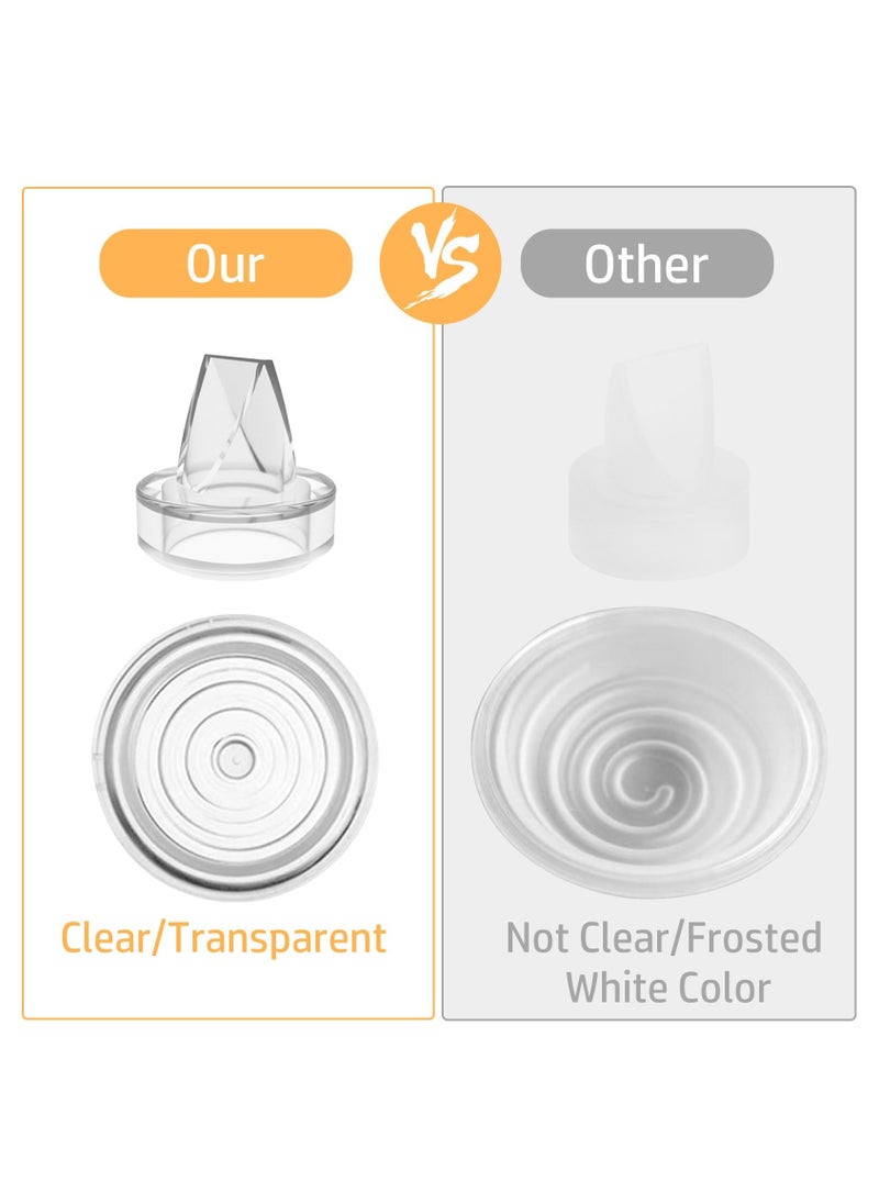 XiuWoo 6Pack Silicone Duckbill Valve and 4Pack Silicone Diaphragm Compatible with S9 / S12 / S9Pro / S12Pro Wearable Breastpump, Electric Breast Pump Replacement Parts, Breastfeeding Essential Accessories  - Image 4