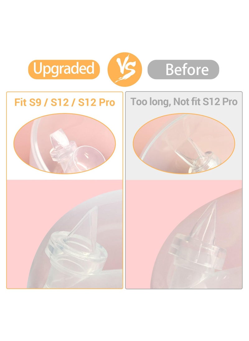 XiuWoo 6Pack Silicone Duckbill Valve and 4Pack Silicone Diaphragm Compatible with S9 / S12 / S9Pro / S12Pro Wearable Breastpump, Electric Breast Pump Replacement Parts, Breastfeeding Essential Accessories  - Image 5