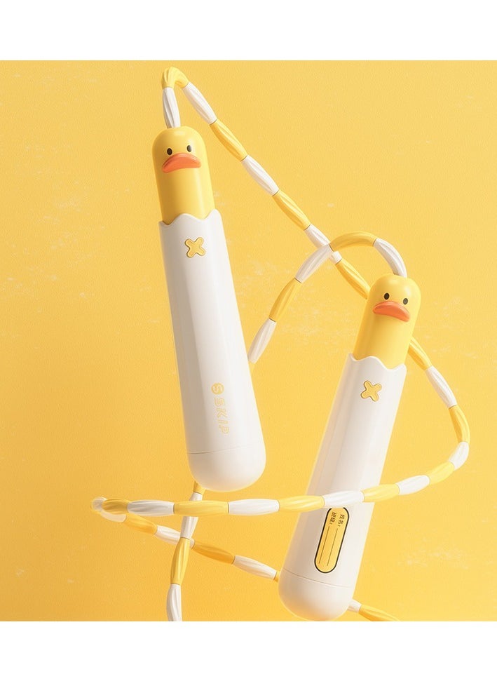 Generic Shell Breaking Duck Bamboo knot Skipping Rope For Children Aged 3-5 Kindergarten Babies Beginner First Grade Elementary School Students Sports Rope  - Image 1