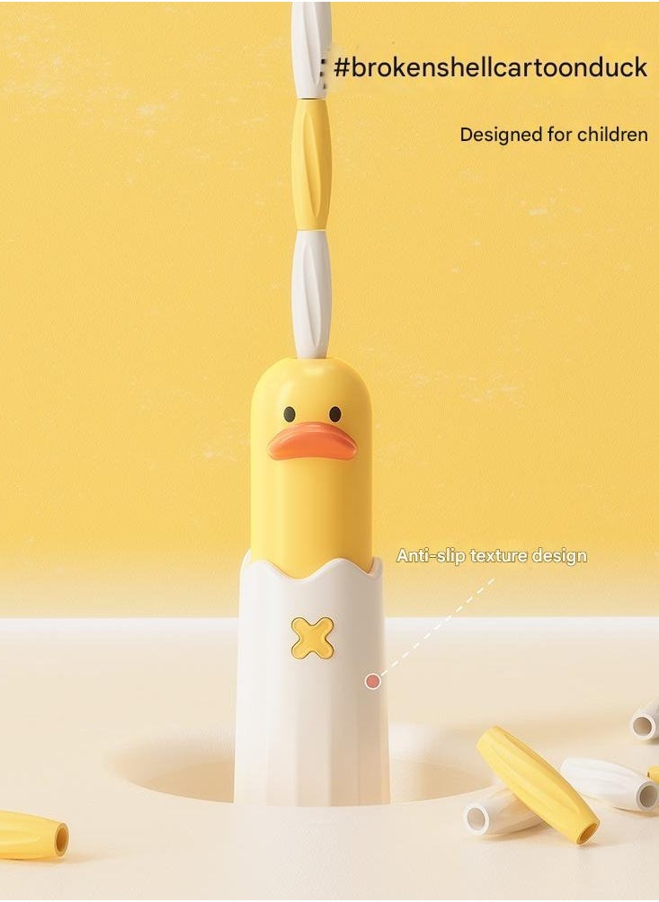 Generic Shell Breaking Duck Bamboo knot Skipping Rope For Children Aged 3-5 Kindergarten Babies Beginner First Grade Elementary School Students Sports Rope  - Image 3