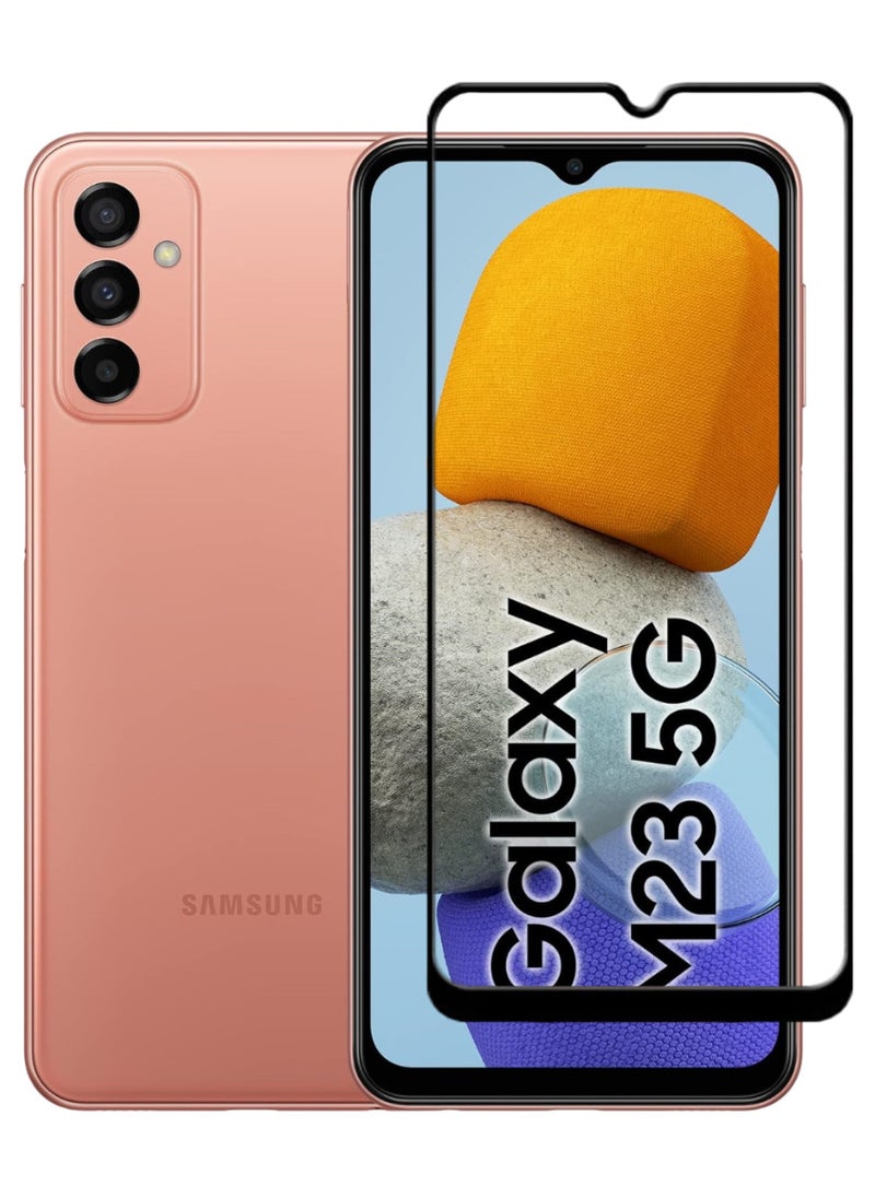 ACLIX Antistatic ESD Dustproof Premium Quality High Definition Tempered Glass Screen Protector Designed For Samsung Galaxy M23 - Image 1