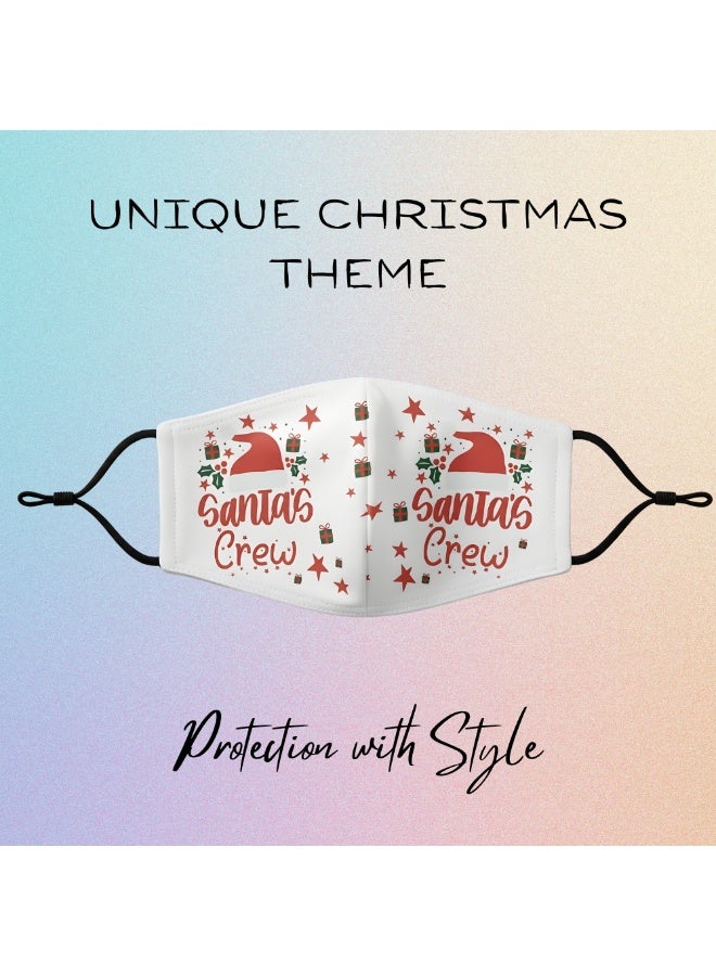 PRINTSHOP4ME Christmas Adult Face Protection Novelty Mask,Washable And Adjustable For Men Women And Youth - Image 4