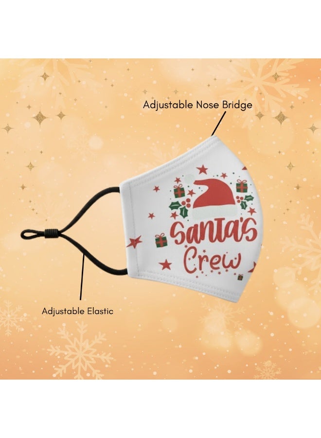 PRINTSHOP4ME Christmas Adult Face Protection Novelty Mask,Washable And Adjustable For Men Women And Youth - Image 2