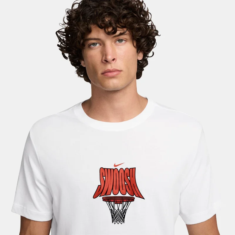 Nike White Men's Dri-FIT Basketball T-Shirt for Men | Best Price UAE
