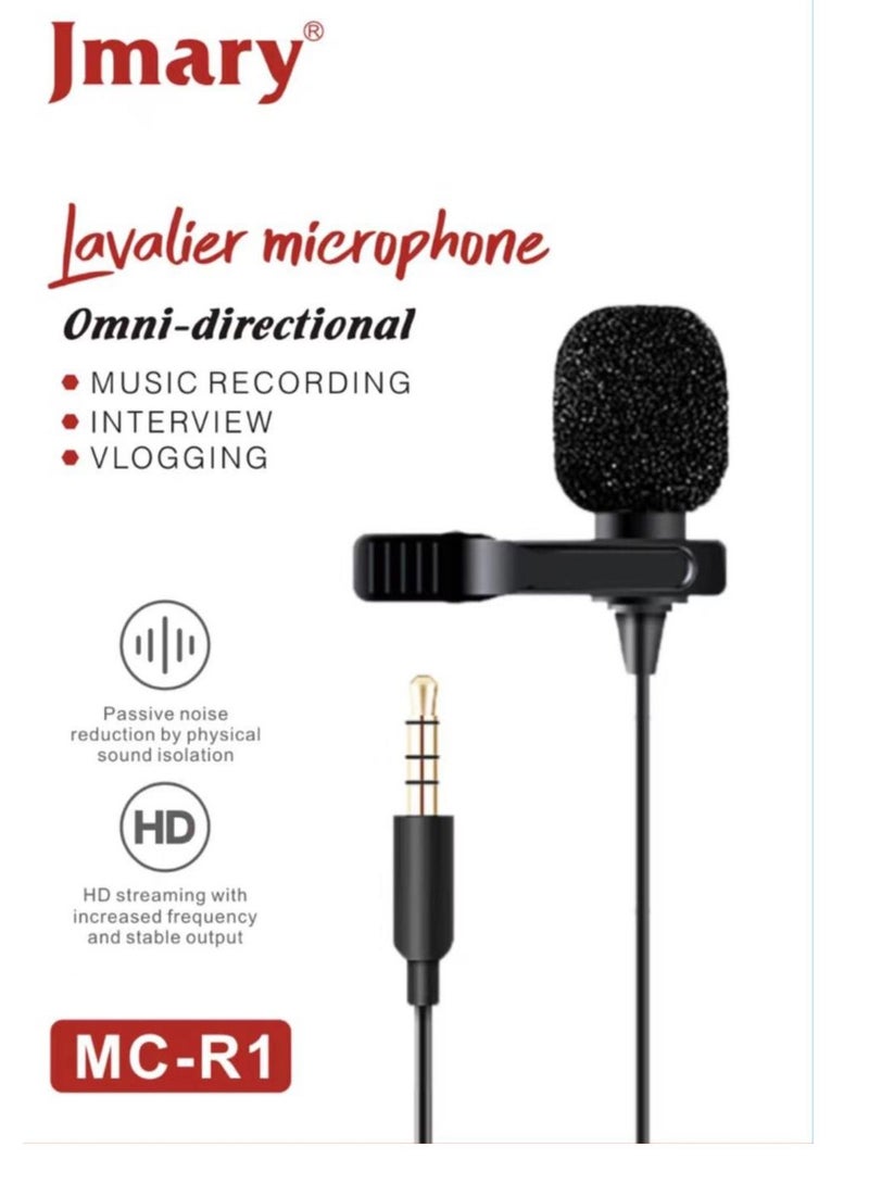 Jmary MC-R1 Lavalier Mic -3.5mm - Image 1