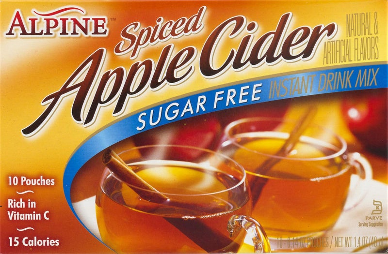 Alpine Spiced Apple Cider Sugar Free Instant Drink Mix 10 014Ounce Pouches - Image 3