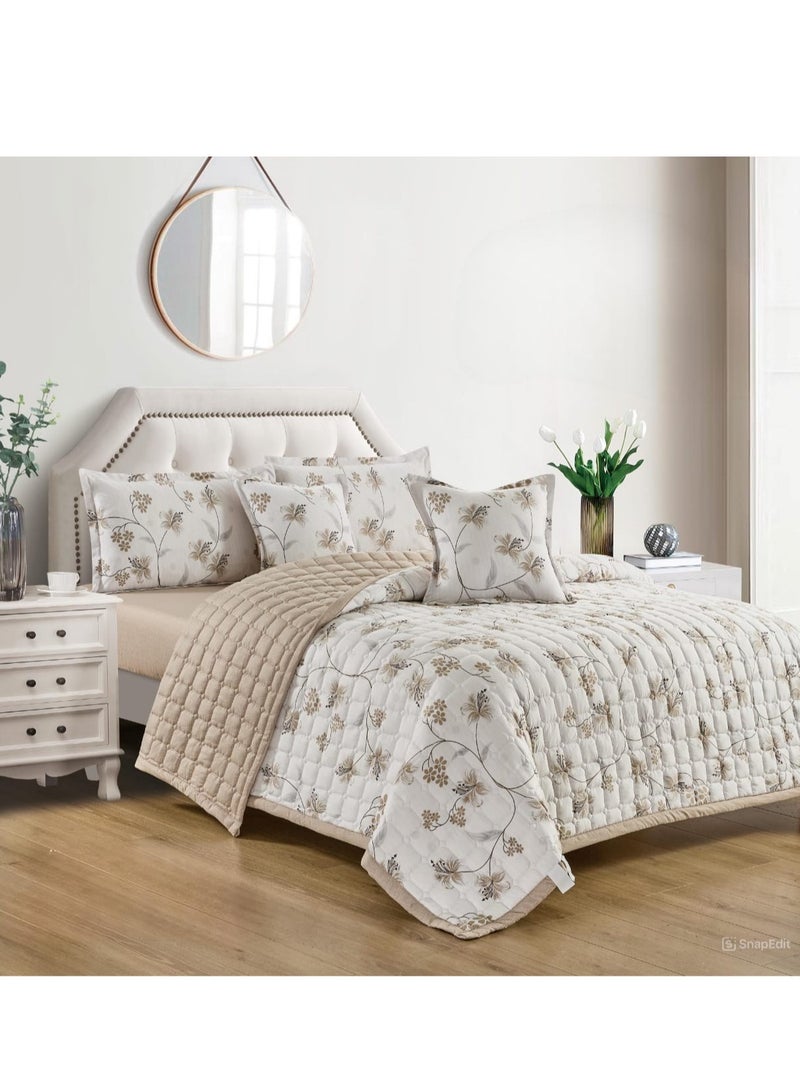 MARC Floral compressed double quilt set, 6 pieces, size 230 * 250 cm