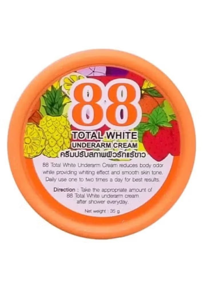 88 Total White Total White 88 Cream for lightening and unifying underarm color, 35 grams