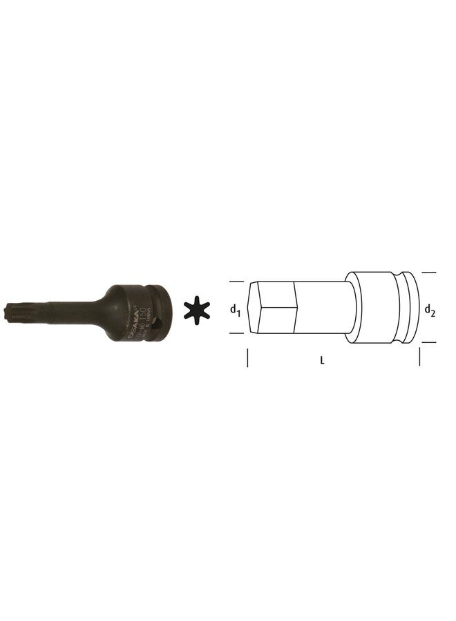 OSAKA LN12T60 - OSAKA 1/2"DR. Impact Bit Socket, T60 (78mml)